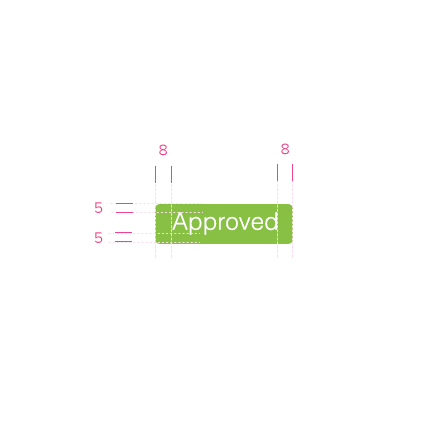 Approved Tags with redlines
